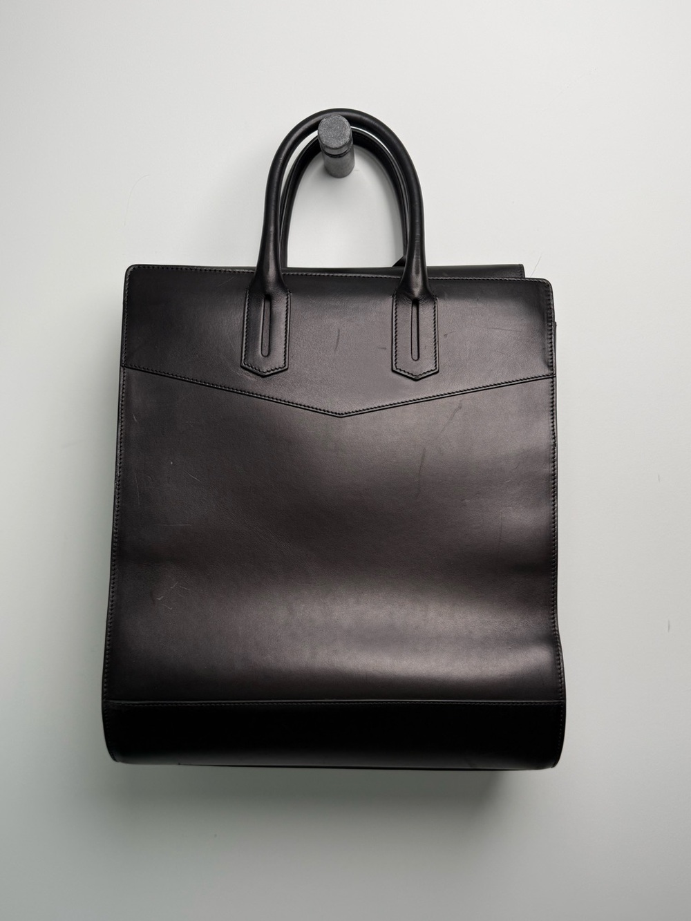 $1.6k Byredo Nécessaire de Voyage Leather Tote Bag Large Black Italy Rare - Picture 9 of 15